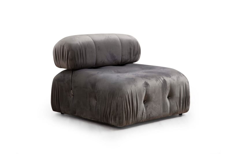 BELGIN Bubblig Soffa 3-sits Grå - Möbler - Vardagsrum - Soffor - 3-sits soffor