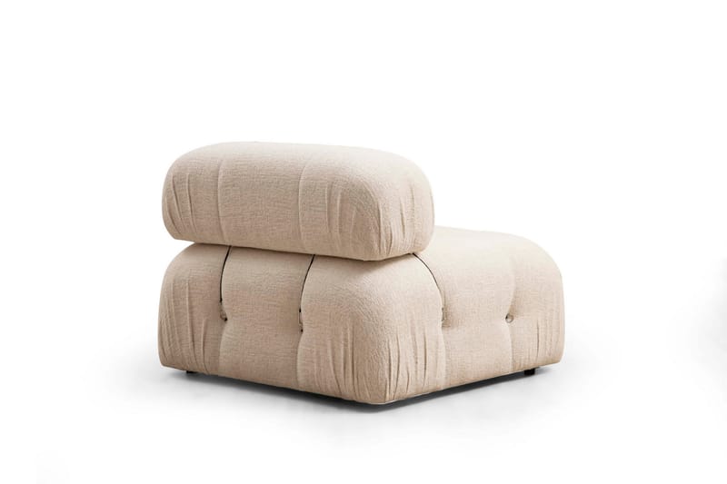 BELGIN Bubblig Soffa 3-sits Ljusbeige - Möbler - Vardagsrum - Soffor - 3-sits soffor