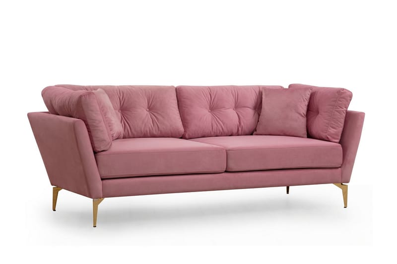 Burlington Soffa 3-sits Rosa - Möbler - Vardagsrum - Soffor - 3-sits soffor