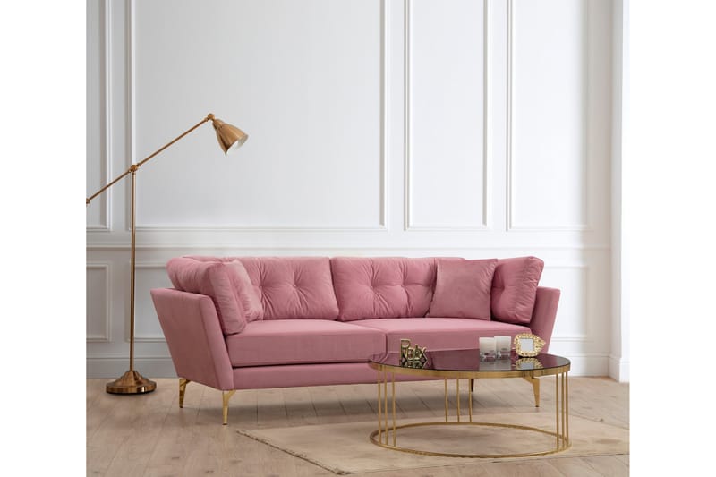 Burlington Soffa 3-sits Rosa - Möbler - Vardagsrum - Soffor - 3-sits soffor