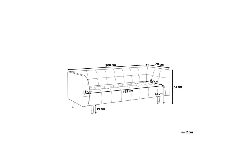 BYSKE Soffa 3 sits - Möbler - Vardagsrum - Soffor - 3-sits soffor