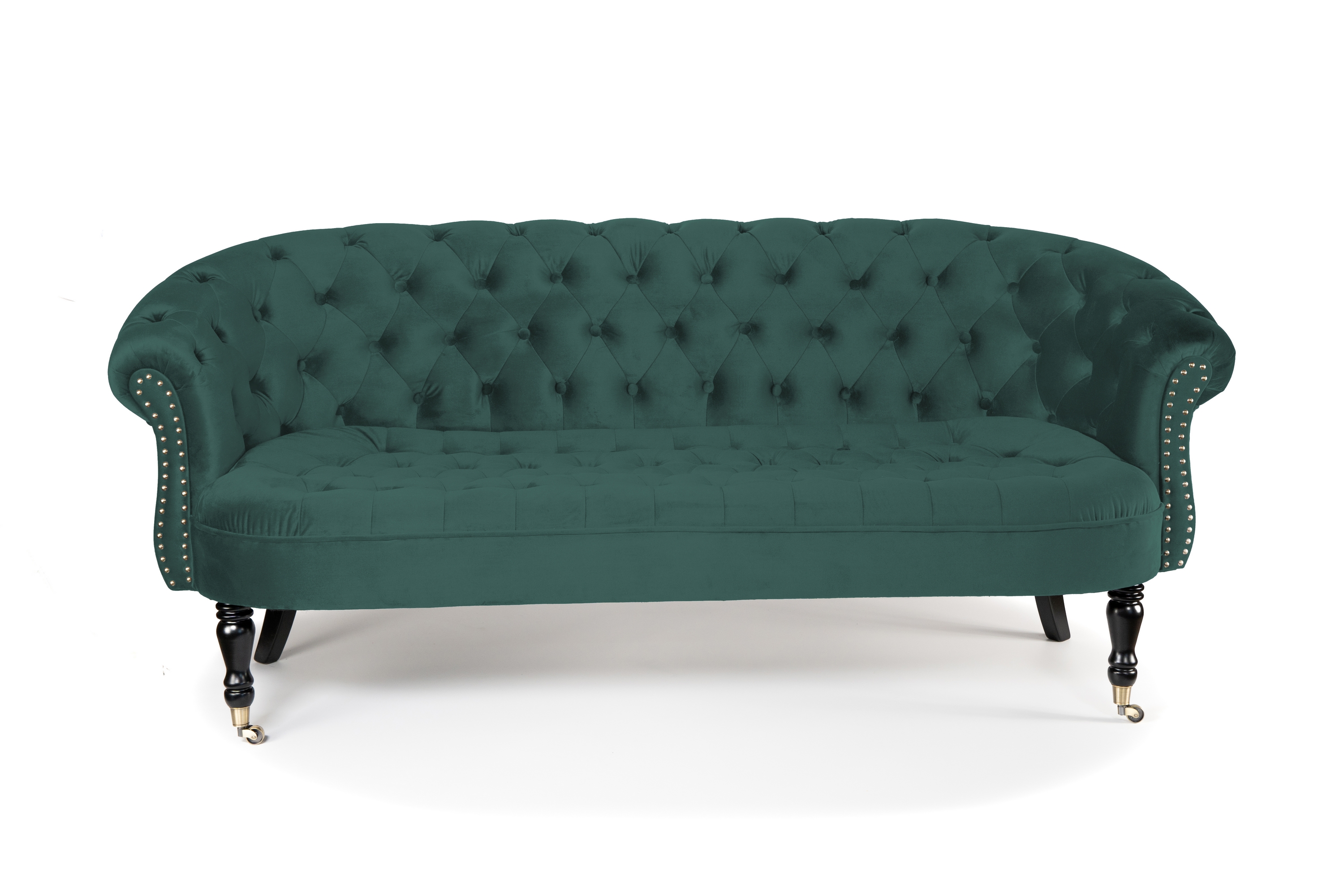 Chesterfield Ludo Soffa 3-sits Blågrön - 3-sits soffor