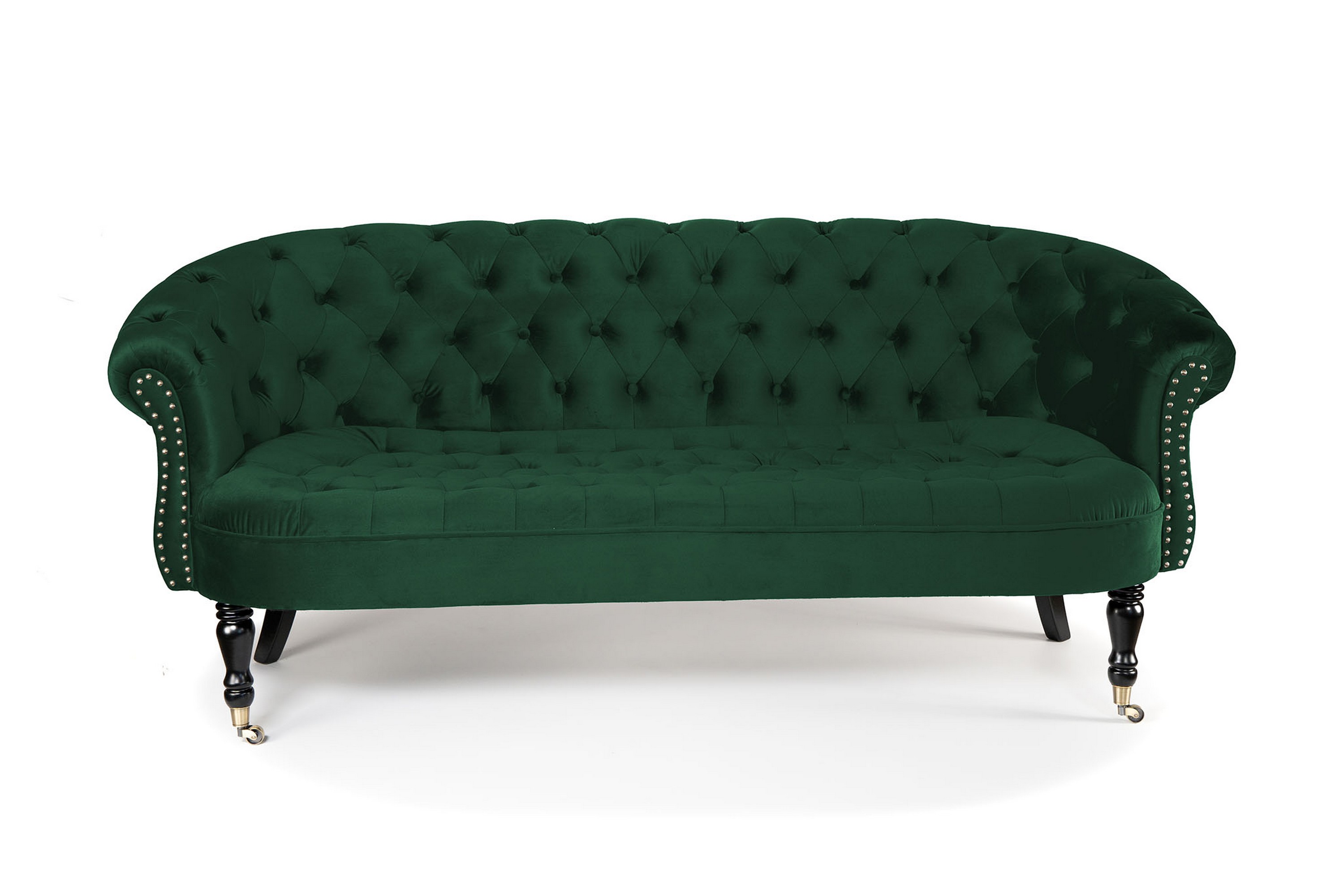 Chesterfield Ludo Soffa 3-sits Mörkgrön - 3-sits soffor