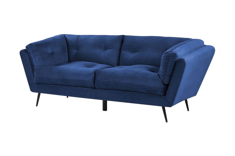 DRAGVIK 3-sits Soffa Sammet/Blå - Möbler - Vardagsrum - Soffor - 3-sits soffor