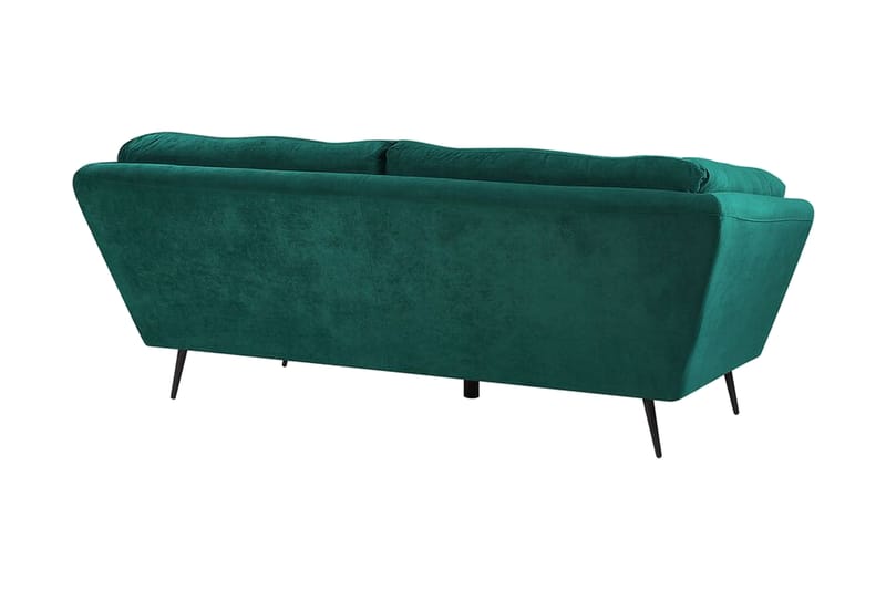 DRAGVIK 3-sits Soffa Sammet/Grön - Möbler - Vardagsrum - Soffor - 3-sits soffor