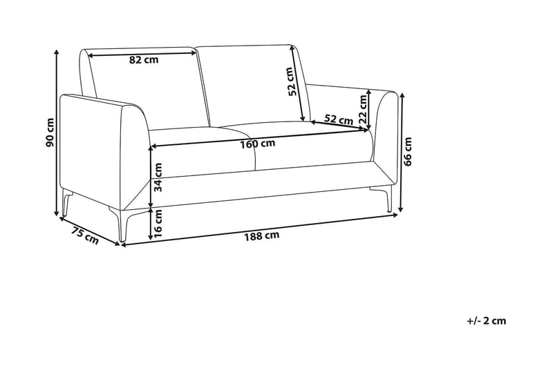 FENES Soffa 3 sits - Möbler - Vardagsrum - Soffor - 3-sits soffor