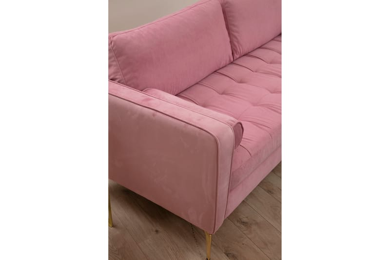 HUOWOOD Soffa 3-sits Rosa - Möbler - Vardagsrum - Soffor - 3-sits soffor