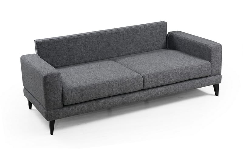 JENNAWAY 3-Sits Soffa Grå - Möbler - Vardagsrum - Soffor - 3-sits soffor