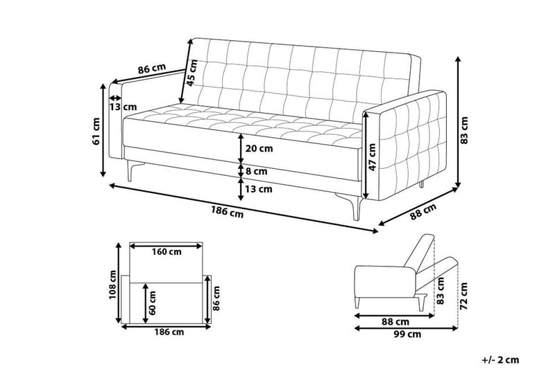 MAZOTO 2-4 sits Soffa - Möbler - Vardagsrum - Soffor - 3-sits soffor