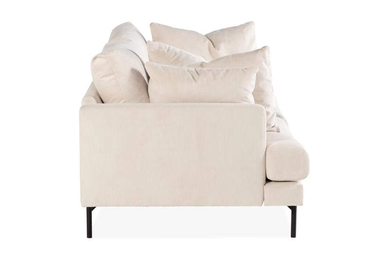 Menard 3-sits Soffa Beige/Svart - Möbler - Vardagsrum - Soffor - 3-sits soffor