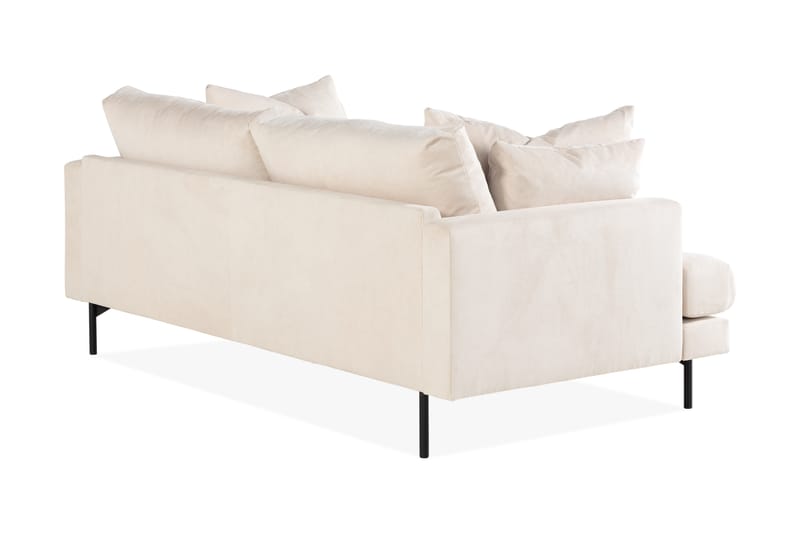 Menard 3-sits Soffa Beige/Svart - Möbler - Vardagsrum - Soffor - 3-sits soffor