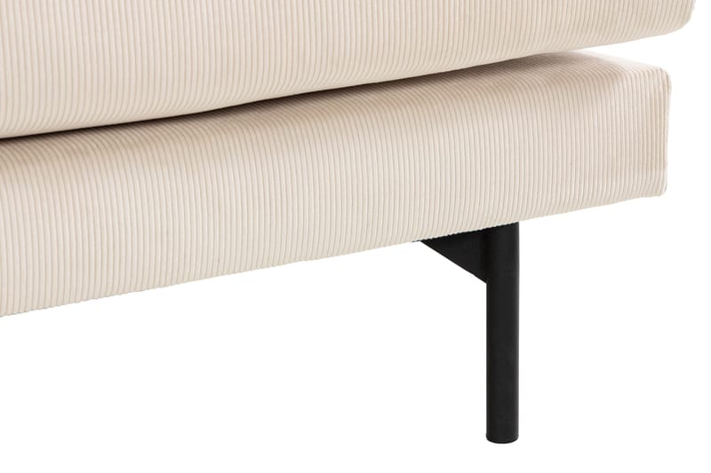 Menard 3-sits Soffa Beige/Svart - Möbler - Vardagsrum - Soffor - 3-sits soffor