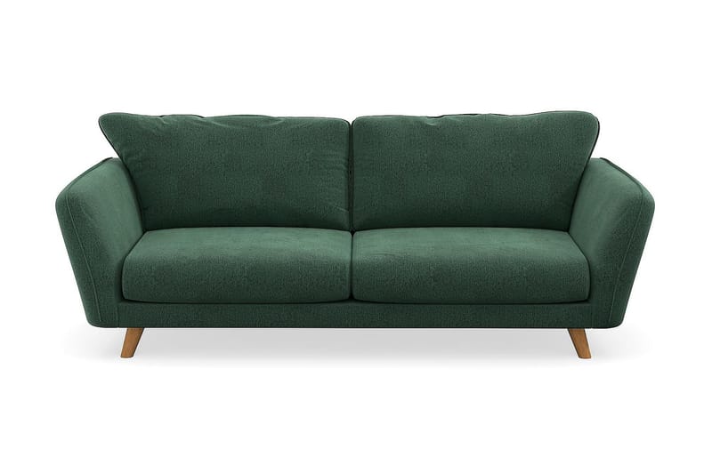 OSCAR LYX 3-sits Soffa Grön Sammet - Möbler - Vardagsrum - Soffor - 3-sits soffor