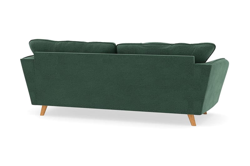 OSCAR LYX 3-sits Soffa Grön Sammet - Möbler - Vardagsrum - Soffor - 3-sits soffor