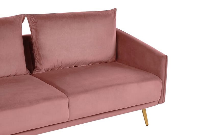 OTTESTAD 3-sits Soffa Sammet/Rosa - Möbler - Vardagsrum - Soffor - 3-sits soffor