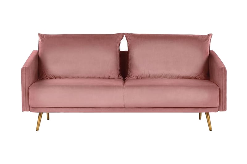 OTTESTAD 3-sits Soffa Sammet/Rosa - Möbler - Vardagsrum - Soffor - 3-sits soffor