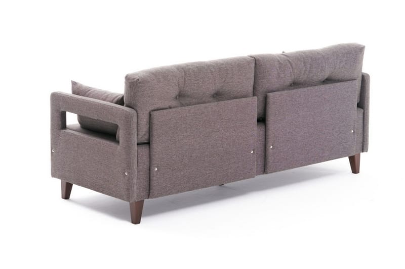 REPUBLICA Soffa 3-sits Brun - Möbler - Vardagsrum - Soffor - 3-sits soffor