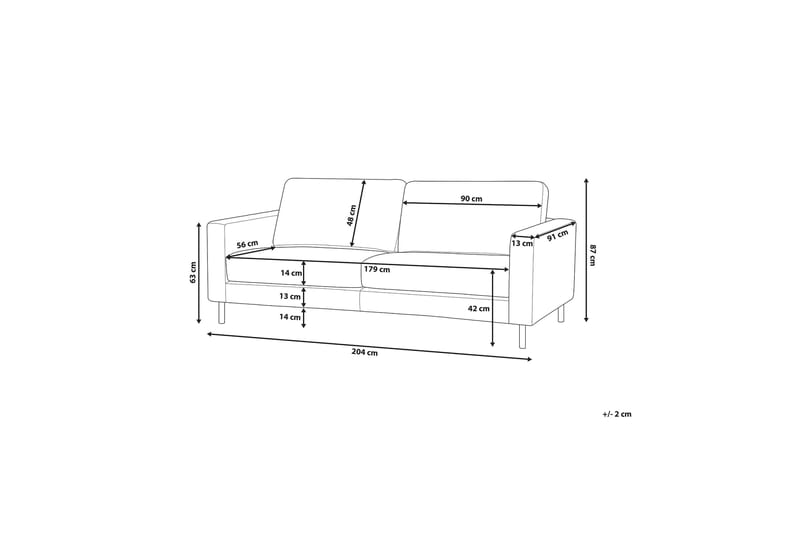 SAVALEN Soffa 3 sits - Möbler - Vardagsrum - Soffor - 3-sits soffor