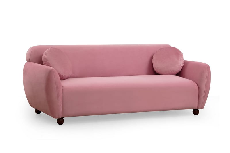 Snowdon Soffa 3-sits Rosa - Möbler - Vardagsrum - Soffor - 3-sits soffor