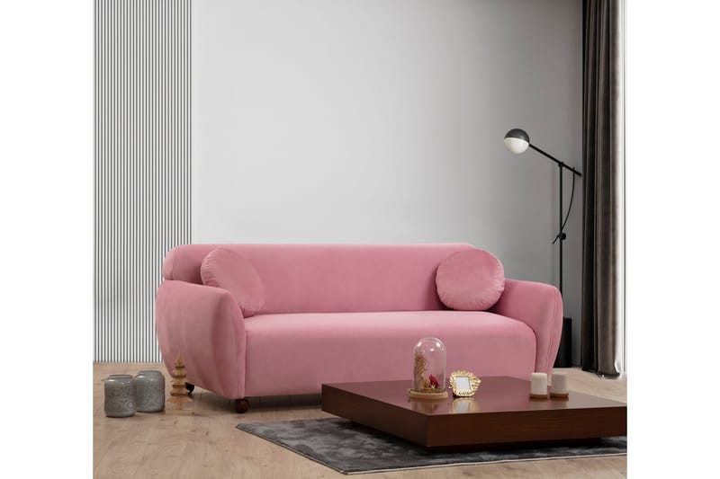 Snowdon Soffa 3-sits Rosa - Möbler - Vardagsrum - Soffor - 3-sits soffor