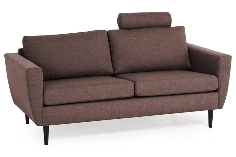 STAMFORD 3-sits Soffa Brun/Svart - Möbler - Vardagsrum - Soffor - 3-sits soffor