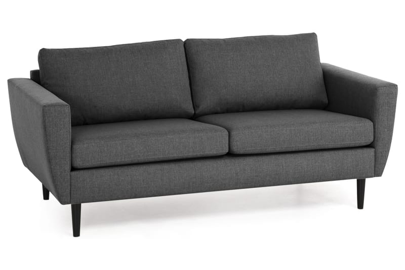 STAMFORD 3-sits Soffa Mörkgrå/Svart - Möbler - Vardagsrum - Soffor - 3-sits soffor