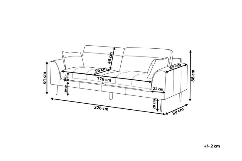 TORGET Soffa 3 sits - Möbler - Vardagsrum - Soffor - 3-sits soffor