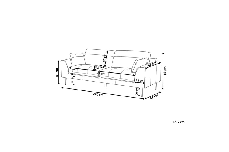 TORGET Soffa 3 sits - Möbler - Vardagsrum - Soffor - 3-sits soffor