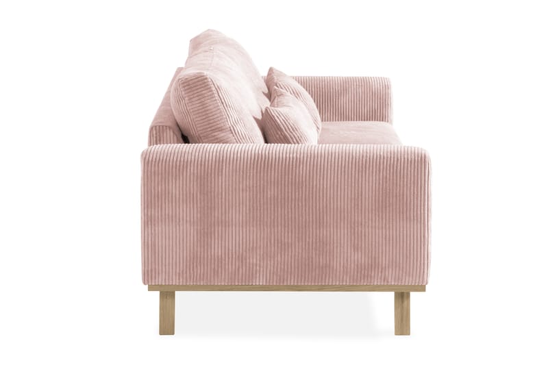 TULSA 3-sits Soffa Rosa Rosa - Möbler - Vardagsrum - Soffor - 3-sits soffor