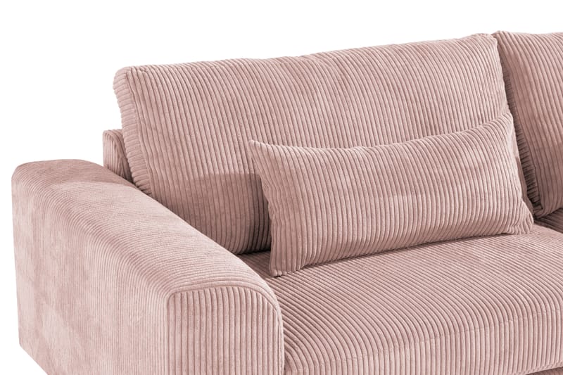 TULSA 3-sits Soffa Rosa Rosa - Möbler - Vardagsrum - Soffor - 3-sits soffor