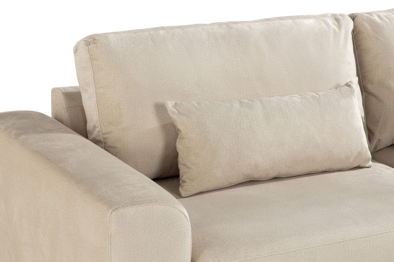 TULSA 3-sits Soffa Sammet Beige - Möbler - Vardagsrum - Soffor - 3-sits soffor