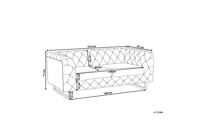 VISSLAND Soffa 3 sits - Möbler - Vardagsrum - Soffor - 3-sits soffor