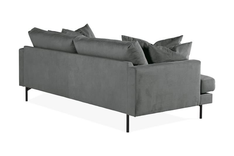 Menard 4-sits Soffa Grå/Svart - Möbler - Vardagsrum - Soffor - 4-sits soffor