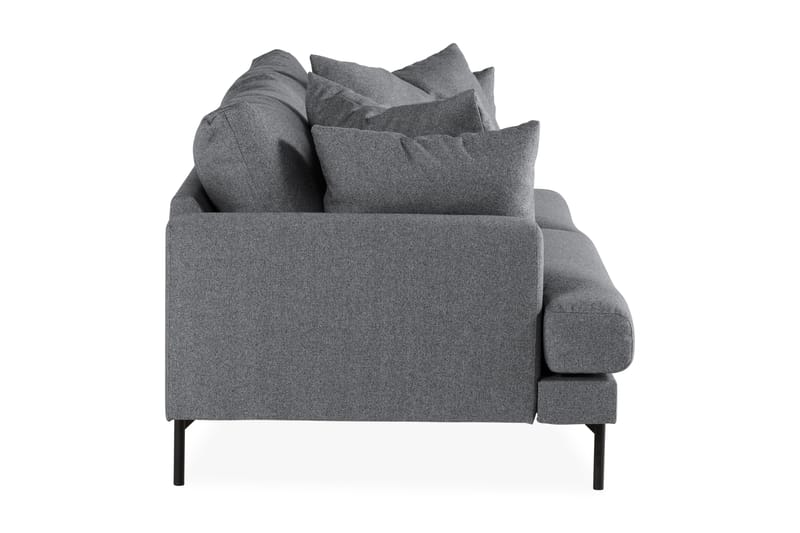 Menard 4-sits Soffa Mörkgrå/Svart - Möbler - Vardagsrum - Soffor - 4-sits soffor