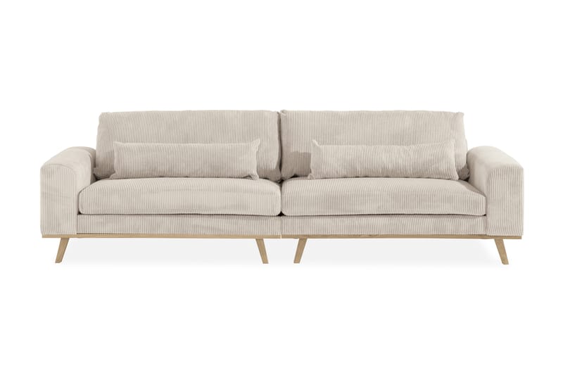 TULSA 4-sits Manchestersoffa Beige - Möbler - Vardagsrum - Soffor - 4-sits soffor