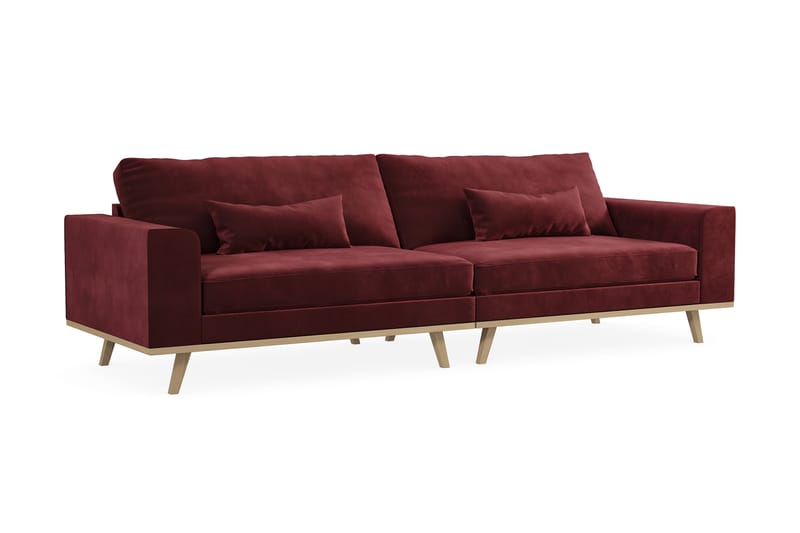 TULSA 4-sits Soffa Lila Röd - Möbler - Vardagsrum - Soffor - 4-sits soffor