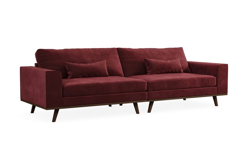 TULSA 4-sits Soffa Lila Röd - Möbler - Vardagsrum - Soffor - 4-sits soffor