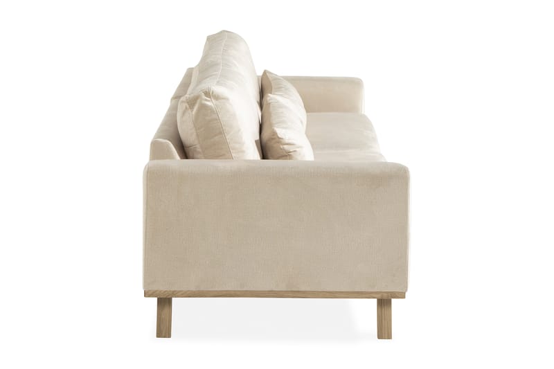 TULSA 4-sits Soffa Sammet Beige - Möbler - Vardagsrum - Soffor - 4-sits soffor