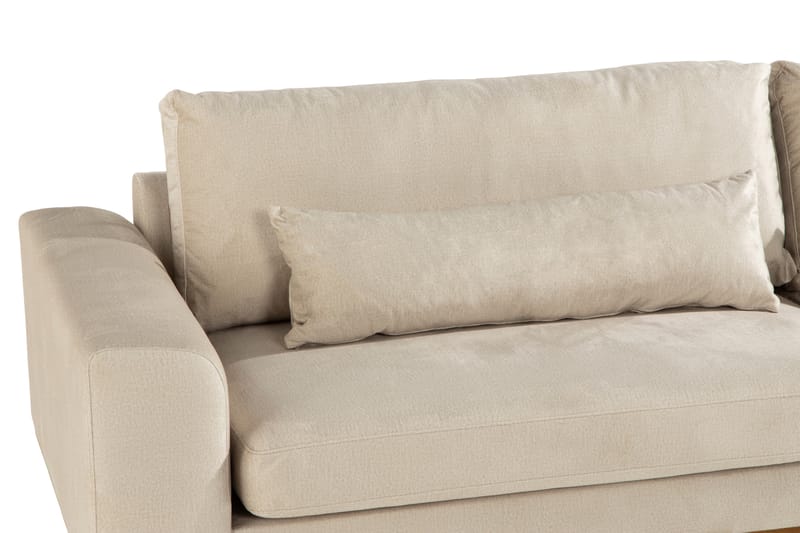 TULSA 4-sits Soffa Sammet Beige - Möbler - Vardagsrum - Soffor - 4-sits soffor