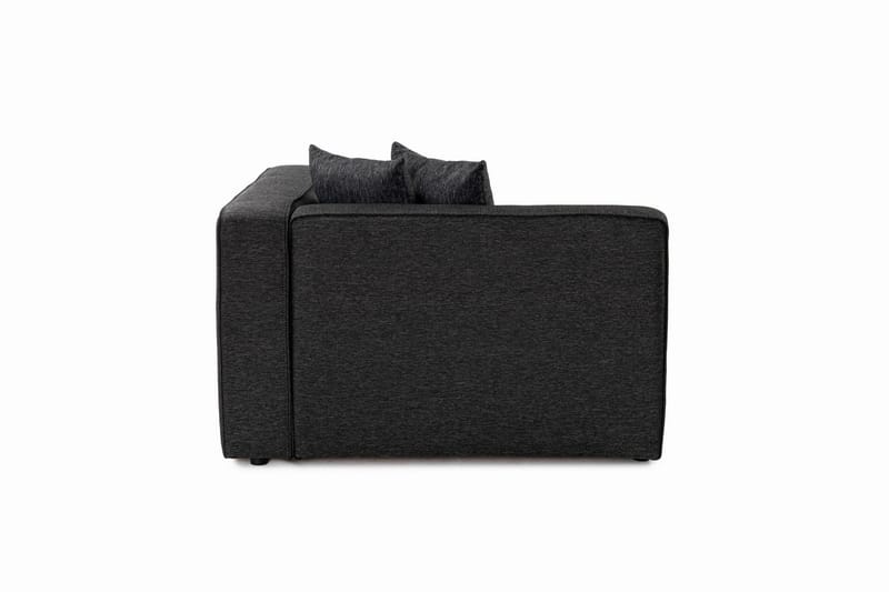 Abbas 4-sits Soffa med Divan Antracit - Möbler - Vardagsrum - Soffor - Divansoffa & schäslong