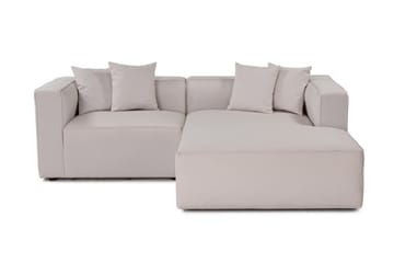 Abbas 4-sits Soffa med Divan Ecru