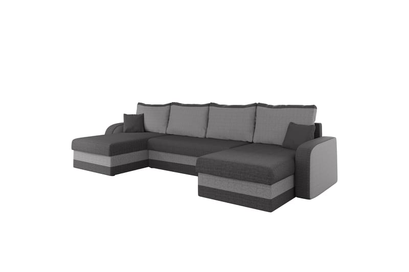 Alvared Soffa Dubbeldivan 4-sits - Ljusgrå/Grå - Möbler - Vardagsrum - Soffor - U-soffor