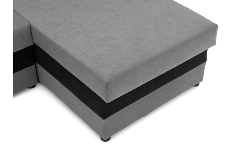 Alvared Soffa Dubbeldivan 4-sits - Mörkgrå - Möbler - Vardagsrum - Soffor - U-soffor