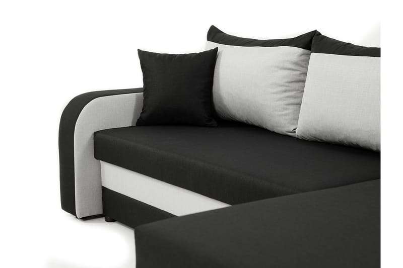 Alvared Soffa med Divan 3-sits - Svart - Möbler - Vardagsrum - Soffor - Divansoffa & schäslong