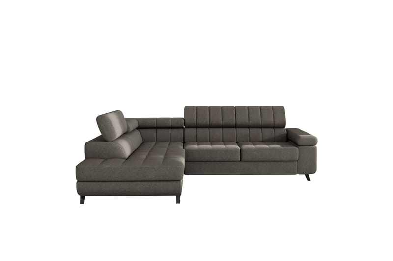 Amshyttan Soffa med Schäslong 3-sits - Brun - Möbler - Vardagsrum - Soffor - Divansoffa & schäslong