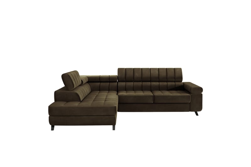 Amshyttan Soffa med Schäslong 3-sits - Brun - Möbler - Vardagsrum - Soffor - Divansoffa & schäslong