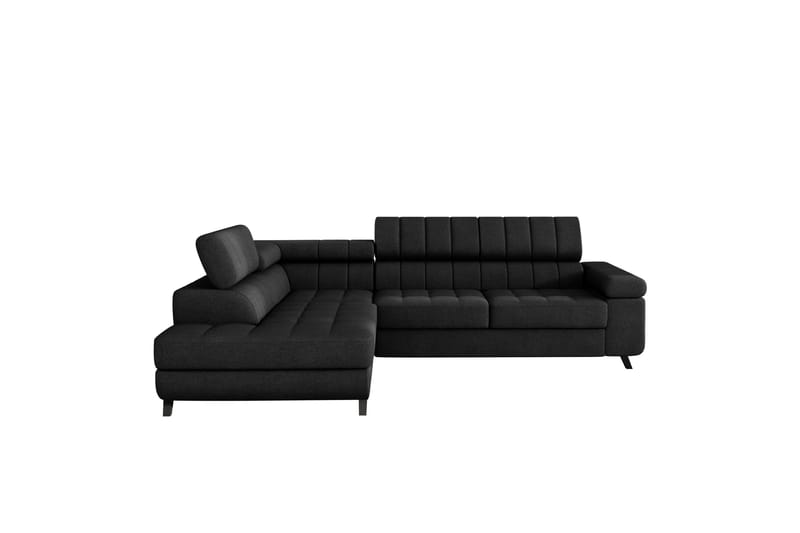 Amshyttan Soffa med Schäslong 3-sits - Svart - Möbler - Vardagsrum - Soffor - Divansoffa & schäslong