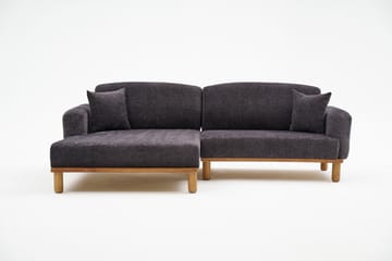 Arman 4-sits Soffa med Divan Antracit