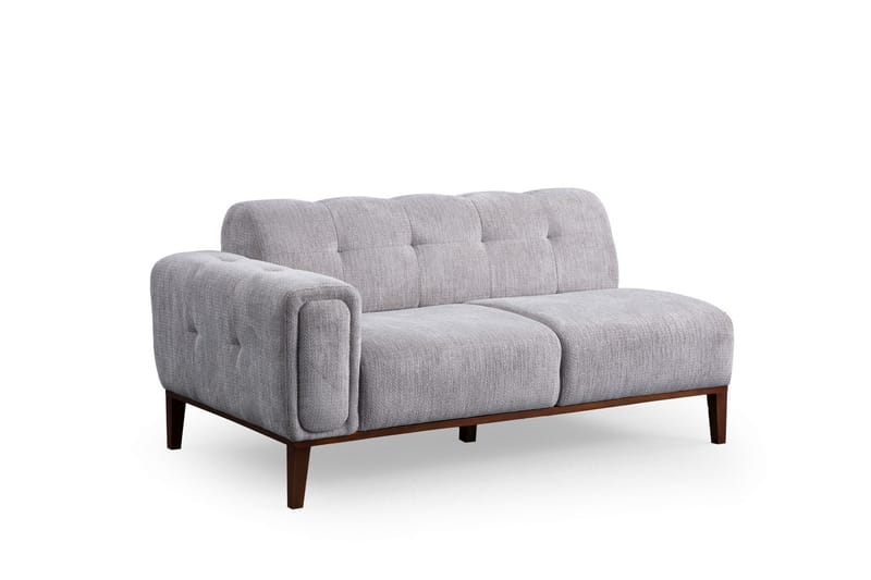 ATHENA 4-sits Soffa med Divan Ljusgrå - Möbler - Vardagsrum - Soffor - Divansoffa & schäslong