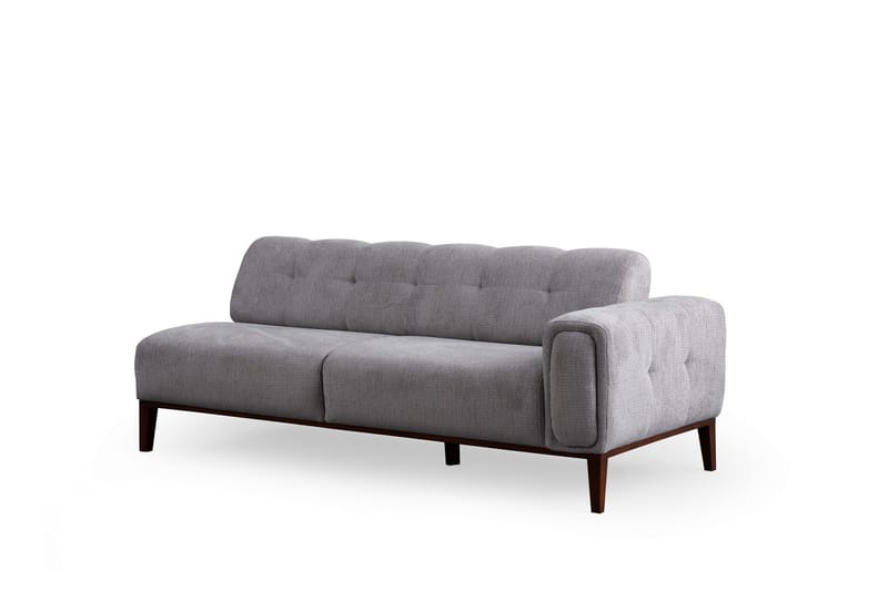 ATHENA 4-sits Soffa med Divan Ljusgrå - Möbler - Vardagsrum - Soffor - Divansoffa & schäslong